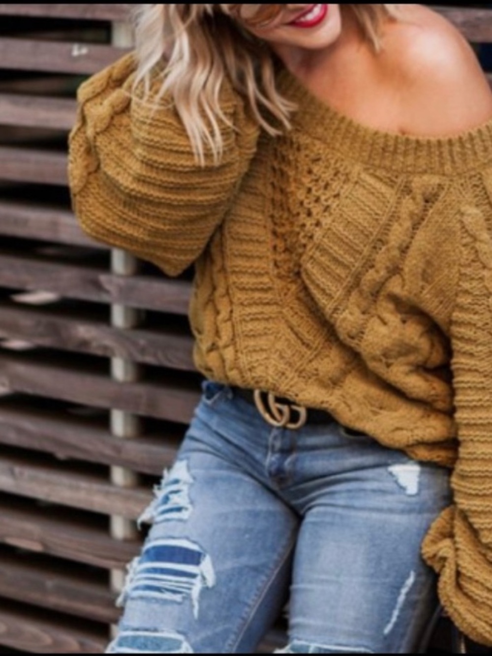 Express Chenille Cable Knit Oversized Soft Sweater